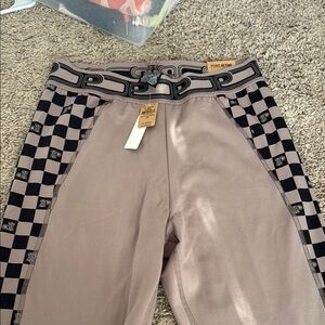 Victoria's Secret Beige and Black Leggings